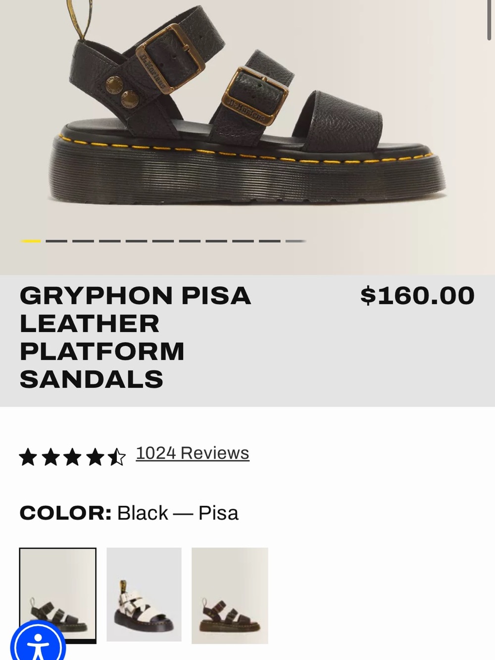Dr. Martens Black Strappy Women's Fisherman Sandals